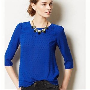 Anthropologie Maeve Emmaline Blouse Size 6